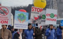 Акция протеста на дороге Ханкенди-Лачин продолжалась на протяжении всей ночи - ВИДЕО