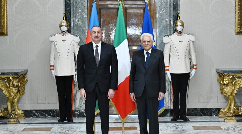 İlham Əliyev İtaliya Prezidenti ilə görüşüb -  YENİLƏNİB