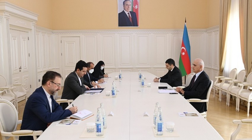 Шахин Мустафаев встретился с послом Ирана в Азербайджане