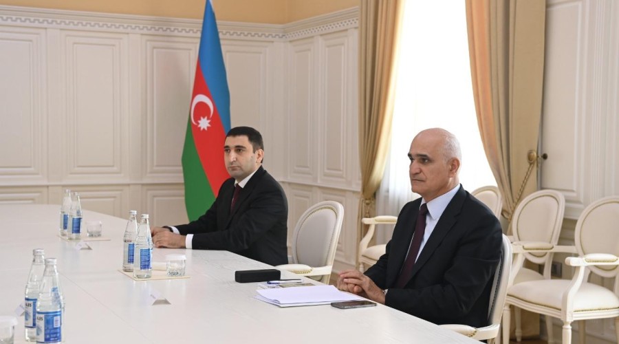 Azerbaijani Deputy PM meets with Iranian ambassador in Azerbaijan