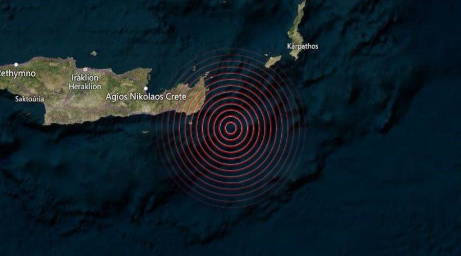 Magnitude 5.8 earthquake strikes Crete, Greece region