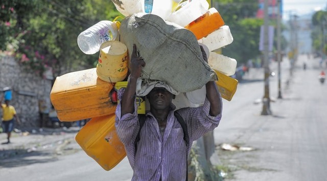 Haiti unrest worsens misery as residences face water shortage