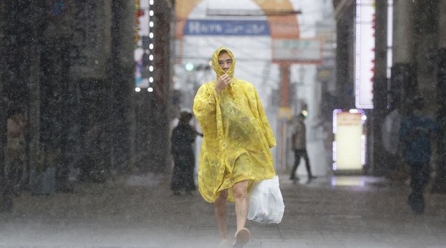 Typhoon Nanmadol snarls air, land traffic in Japan, more rain expected