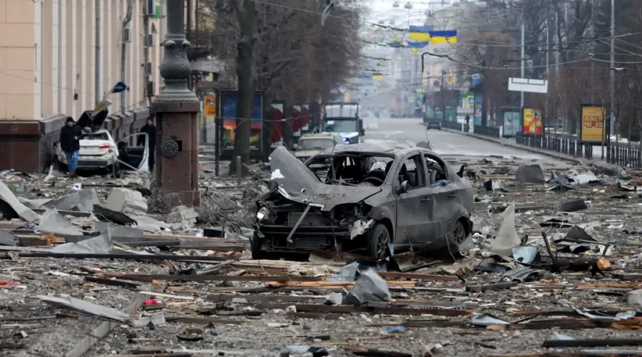 Blast hits Russian-controlled Ukrainian city of Melitopol