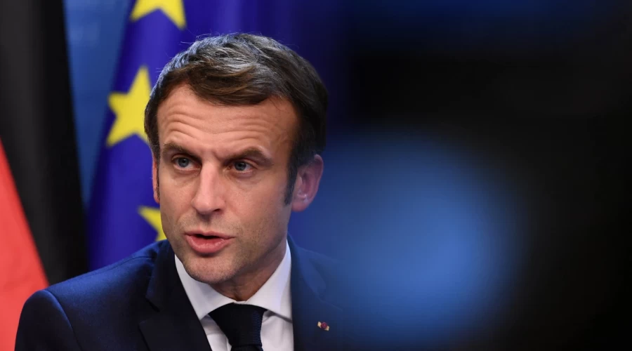 Emmanuel Macron has called on Ukraine’s allies to stand firm against Vladimir Putin’s “blackmail” of nuclear retaliation