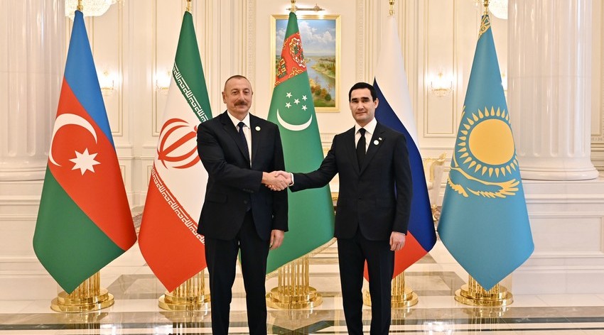 The President of Azerbaijan congratulated his Turkmen counterpart