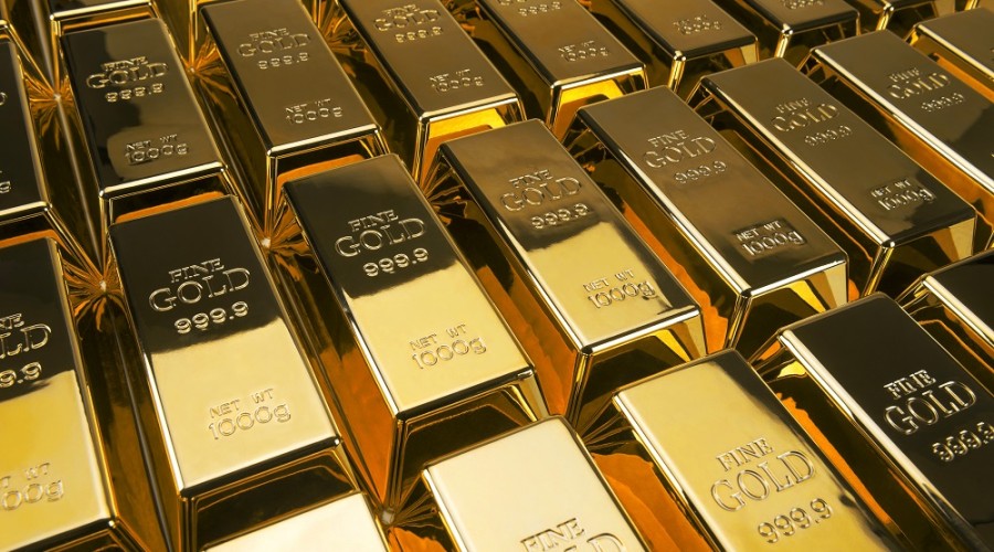 Стоимость золота упала до минимума