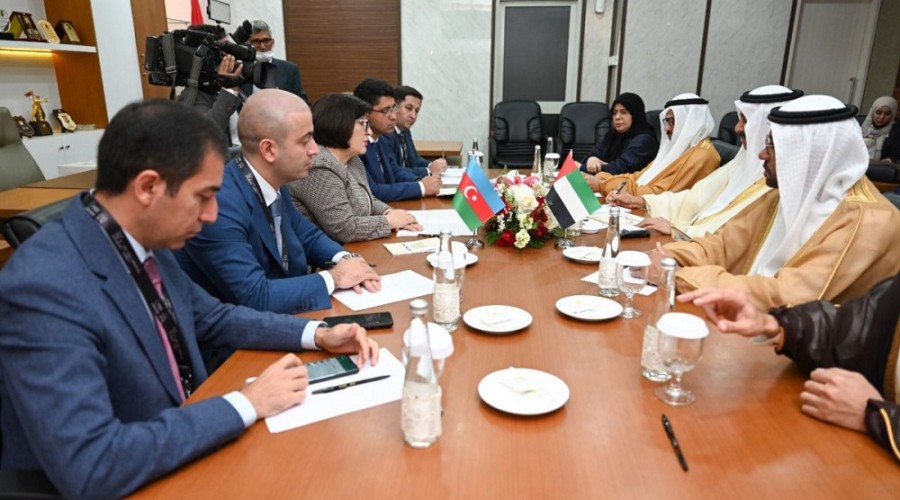 Сахиба Гафарова встретилась с председателем Федерального национального совета ОАЭ