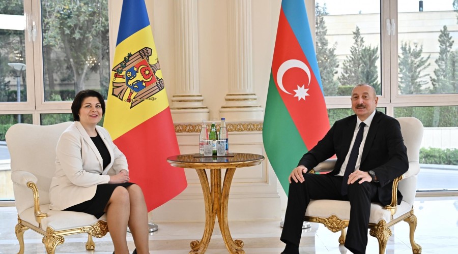 The President of Azerbaijan had a one-on-one meeting with the Prime Minister of Moldova