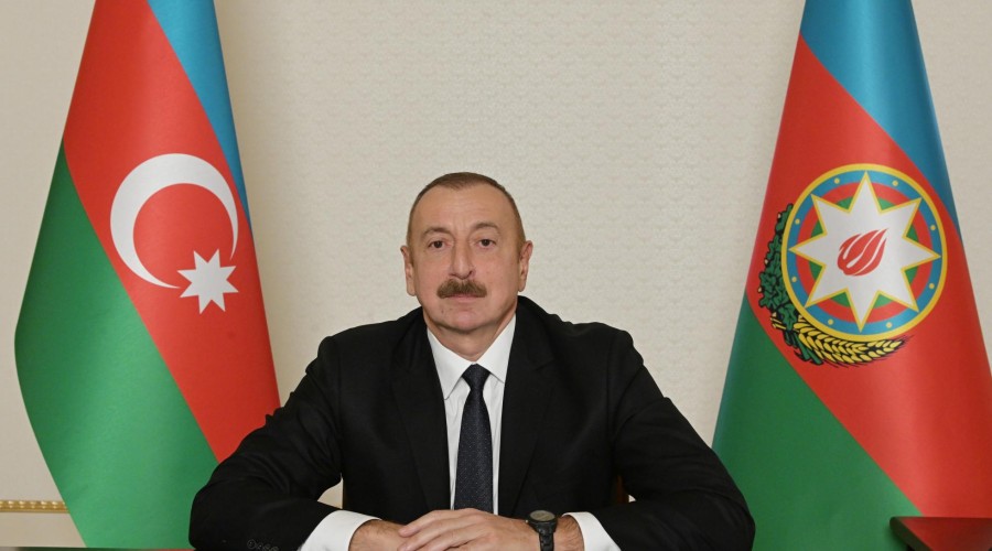 Ilham Aliyev visited the "Ata-Beyit" National Historical-Memorial Complex in Bishkek