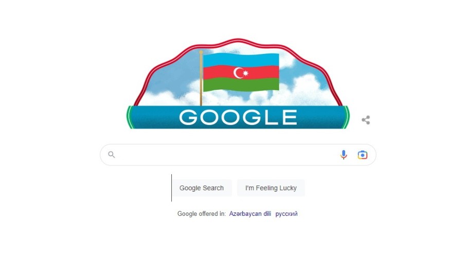 Google посвятил «дудл» Дню восстановления независимости Азербайджана