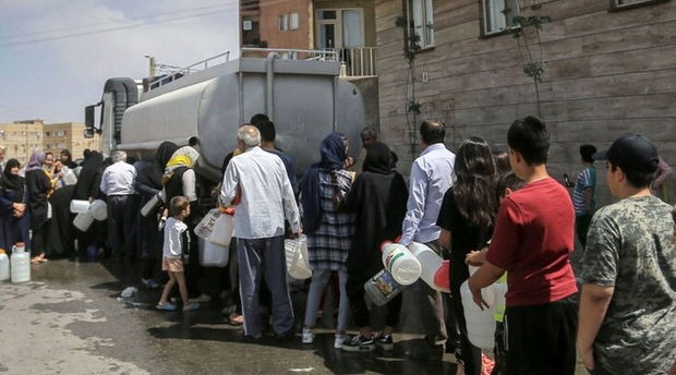 İranda su təchizatı ilə bağlı problemlər yaranıb - FOTO