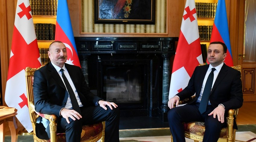 İlham Əliyev Gürcüstanın Baş Naziri ilə görüşdü