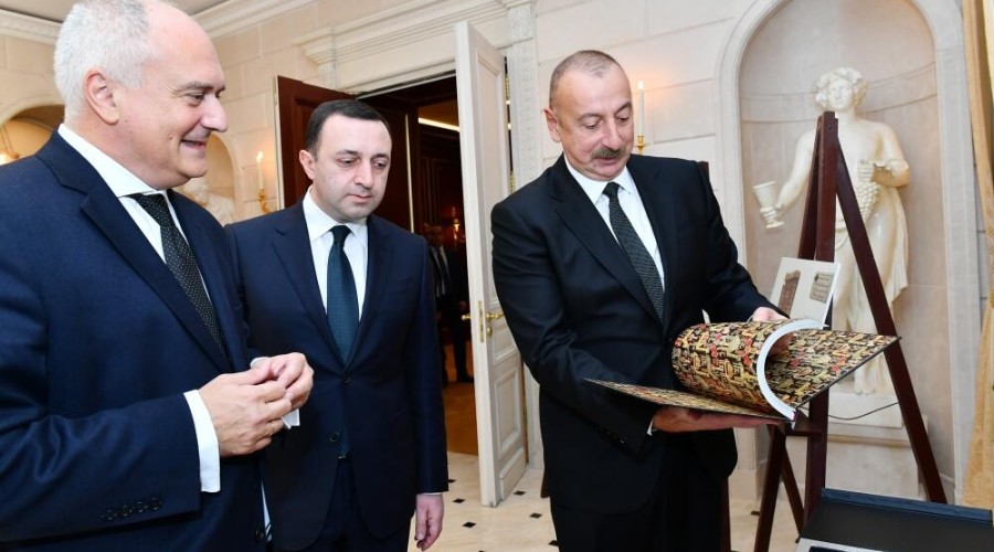 The President of Azerbaijan and the Prime Minister of Georgia got acquainted with the "Heritage of the Karabakh Khanate" exhibition