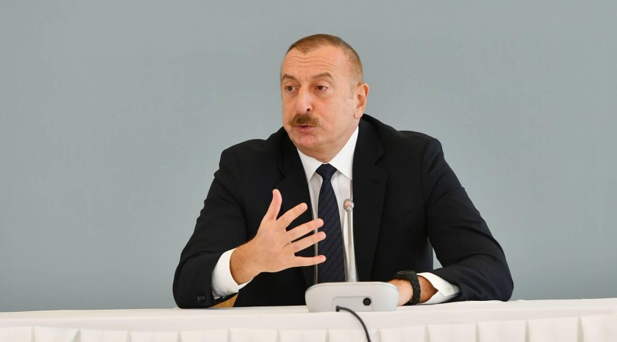 President: "I hope that the Armenian side will sign the peace agreement with Azerbaijan by showing political will"