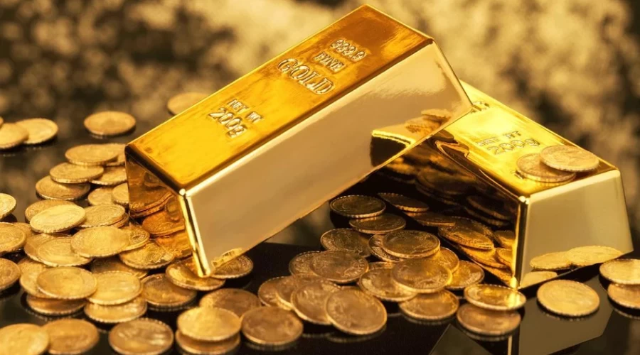 Gold has slightly increased in price