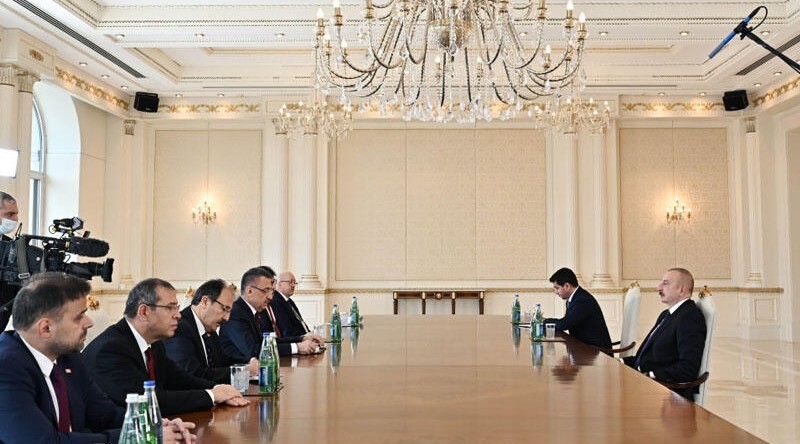 Ilham Aliyev received the Vice President of Turkey