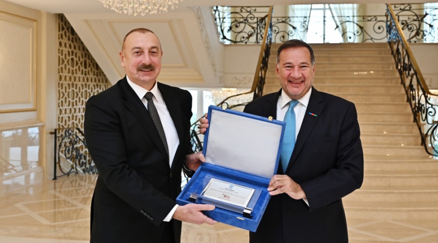 Ilham Aliyev received the president of the European Olympic Committees