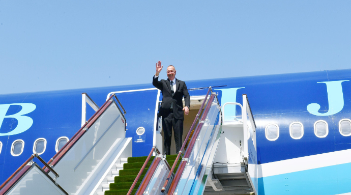 President Ilham Aliyev visited Uzbekistan