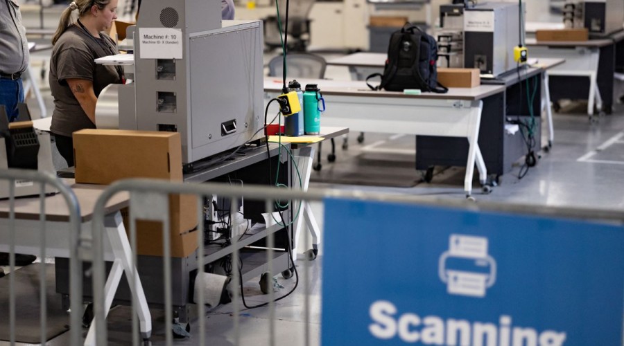 U.S. election workers toil to count thousands of votes