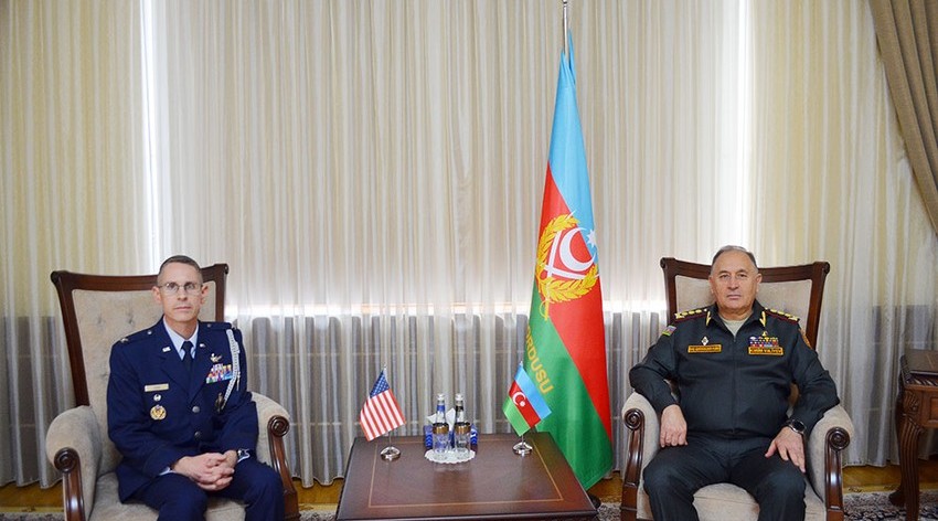 The Chief of Staff of the Azerbaijani Army met with the military attaché of the United States