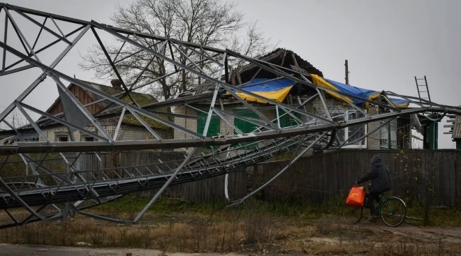 Villagers in Pravdyne speak of relief