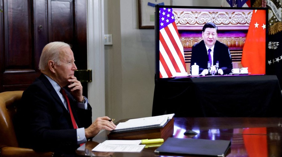 Biden and Xi meet face-to-face as superpower relations mired in tensions