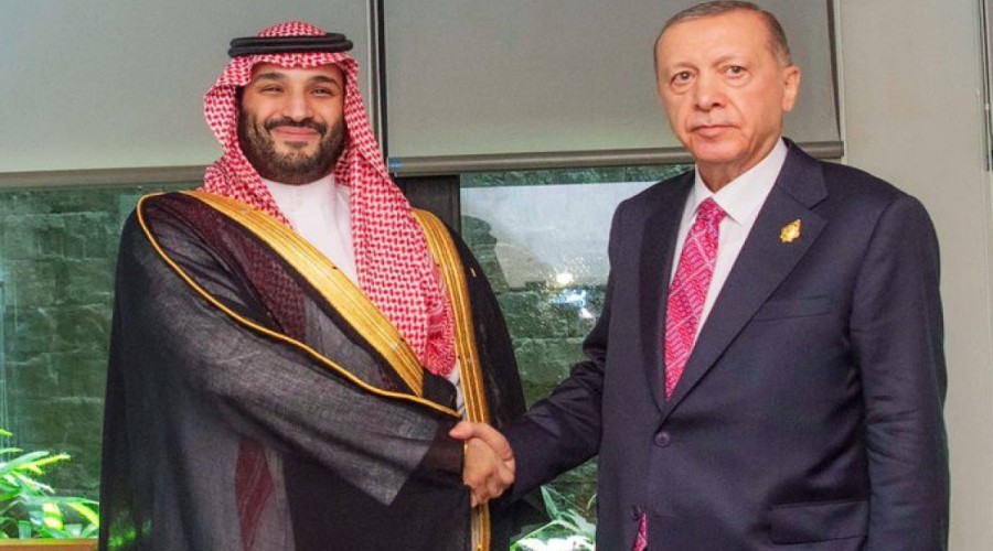 Turkish president, Saudi crown prince hold talks in Bali