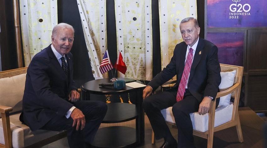 The meeting of the presidents of Turkey and the United States has begun