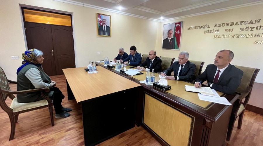 Minister of Energy received the citizens in Barda