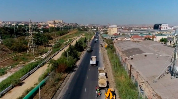 "Baksol" yolunda nəqliyyatın hərəkəti məhdudlaşdırılacaq