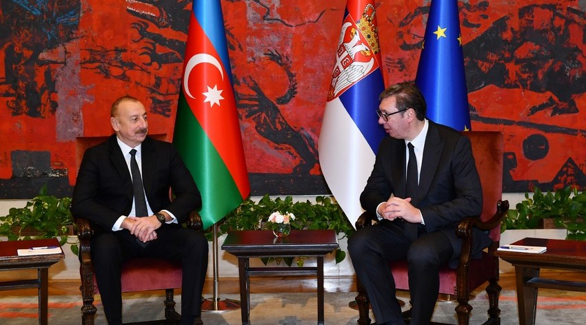 The issues discussed by the presidents of Azerbaijan and Serbia have been announced.