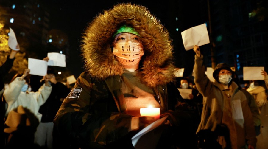 Clashes in Shanghai as COVID protests flare across China