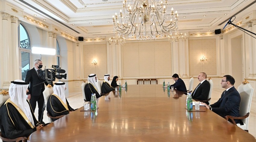 President Ilham Aliyev received the Minister of Cabinet Affairs of the UAE