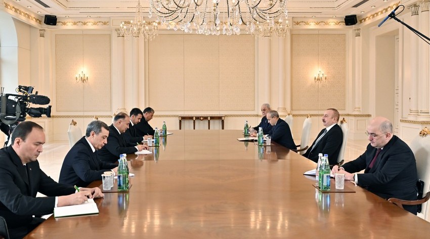 The President of Azerbaijan received the Deputy Prime Minister of Turkmenistan