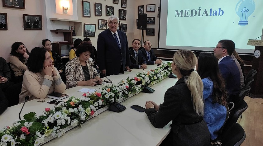 MEDİA Agentliyi ilə Azərbaycan Dillər Universiteti arasında görüş keçirildi - Fotolar