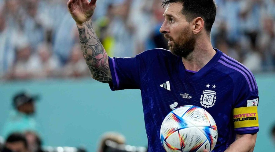 Lionel Messi was the top scorer in international matches this year