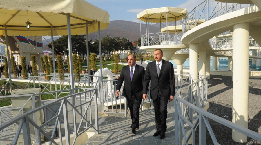 President Ilham Aliyev visited Oguz region