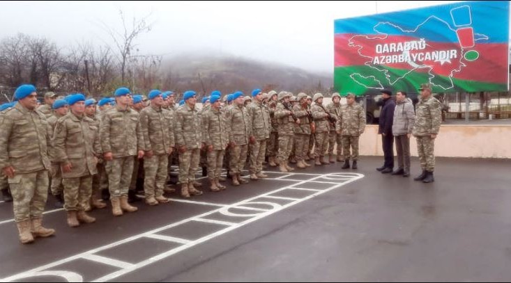 На освобожденных территориях проведены встречи с военнослужащими - ФОТО