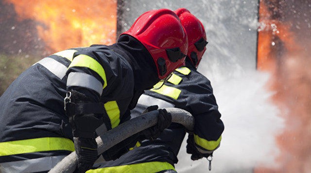 There was a fire in a residential house in Sumgait, and two minors were burned to death