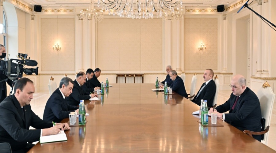 The President of Azerbaijan received the Deputy Prime Minister of Turkmenistan