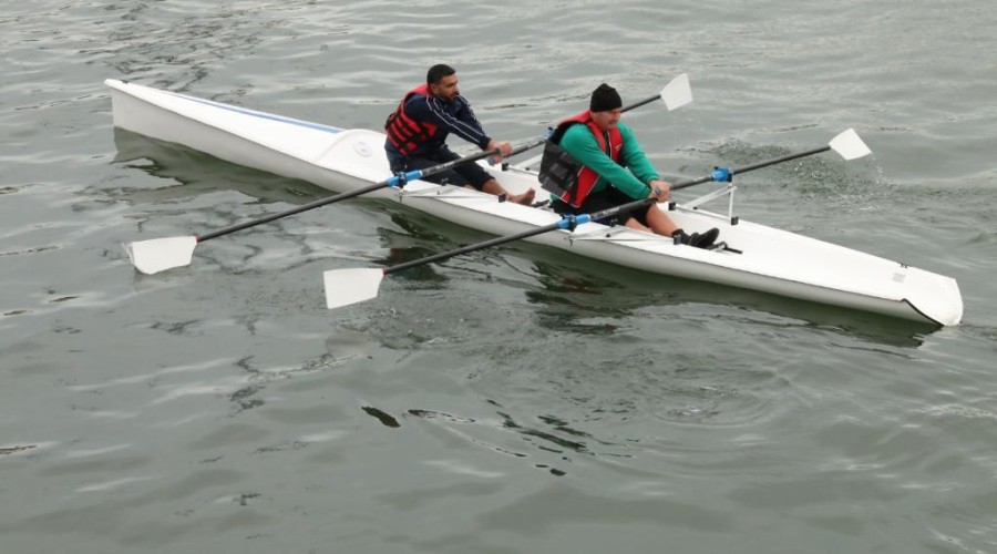 The first rowing test races were held in the Caspian Sea