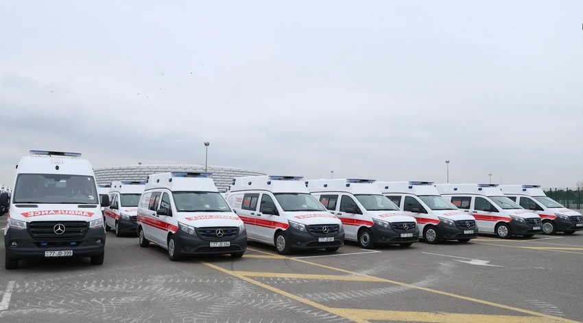 65 new ambulances were brought to Azerbaijan