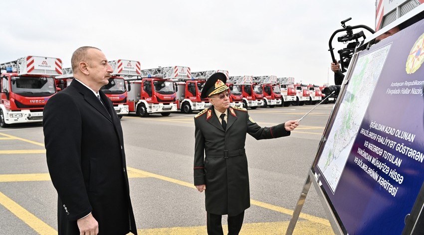 The President got acquainted with the newly purchased special equipment and emergency medical vehicles - UPDATE