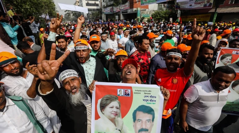 Bangladesh opposition stages protests as it challenges PM Hasina