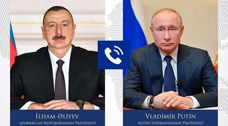 Vladimir Putin called Ilham Aliyev and discussed the implementation of tripartite statements