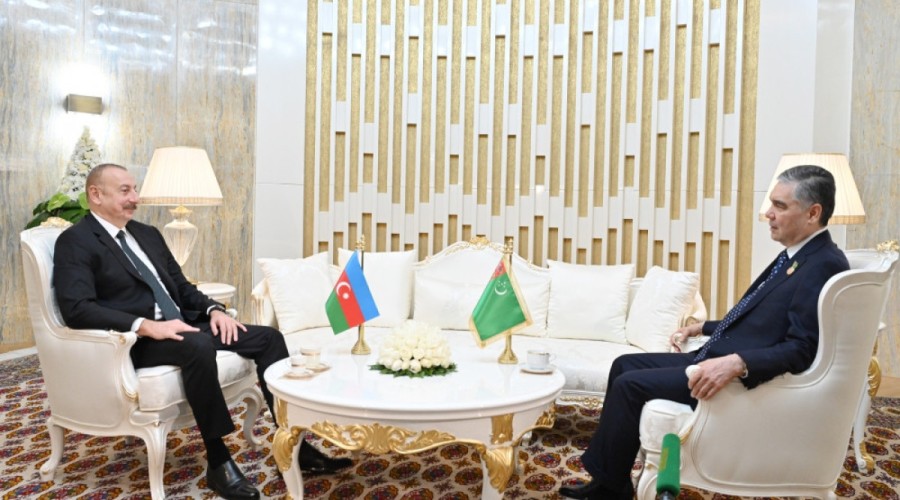 Azerbaijani President met with Chairman of the People's Council of the Parliament of Turkmenistan