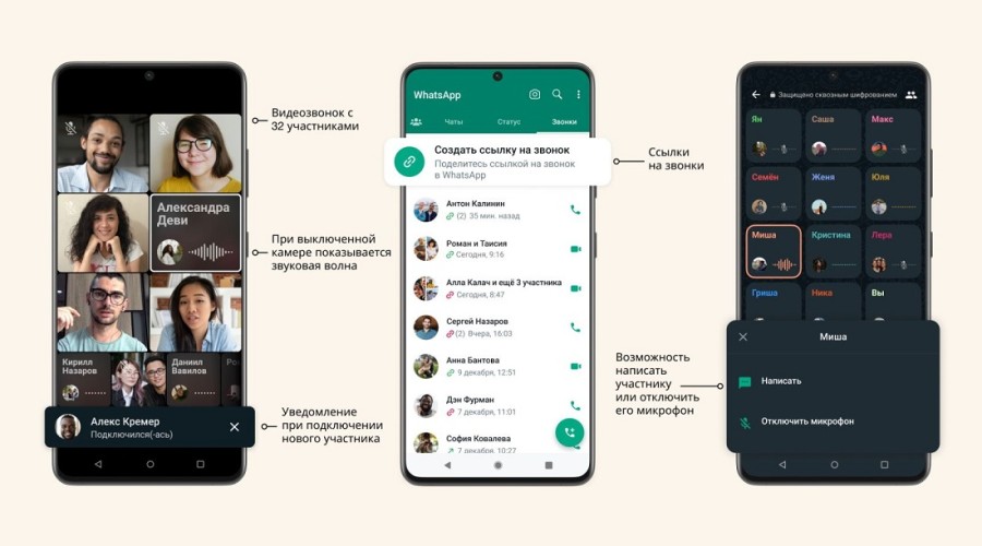 В WhatsApp добавлены новые функции