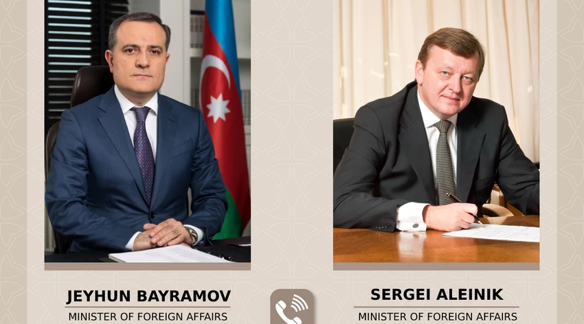 There was a telephone conversation between the foreign ministers of Azerbaijan and Belarus