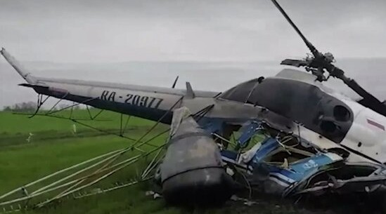 A helicopter crashed in Russia, 3 pilots died - UPDATE